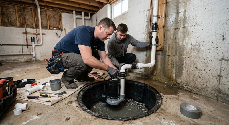 Basement Sump Pump Service in Framingham, MA