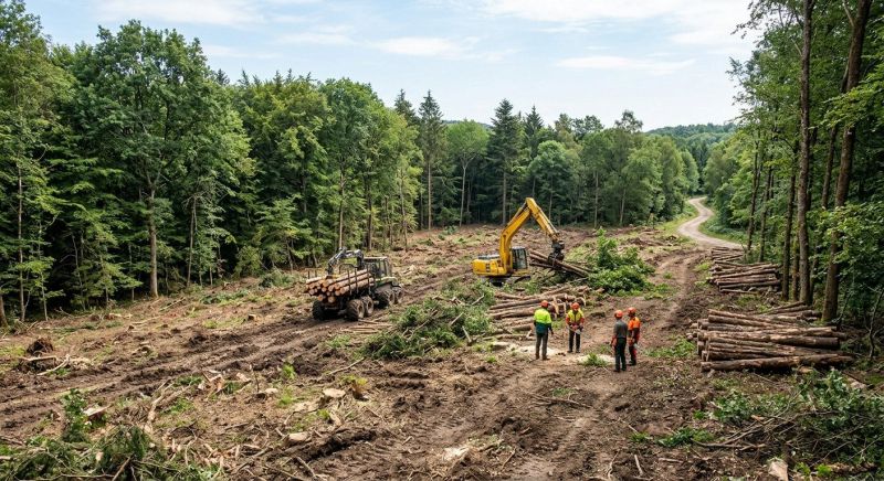 Hill Clearing in Marietta, GA