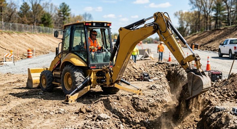 Backhoe Trenching in Houston, TX