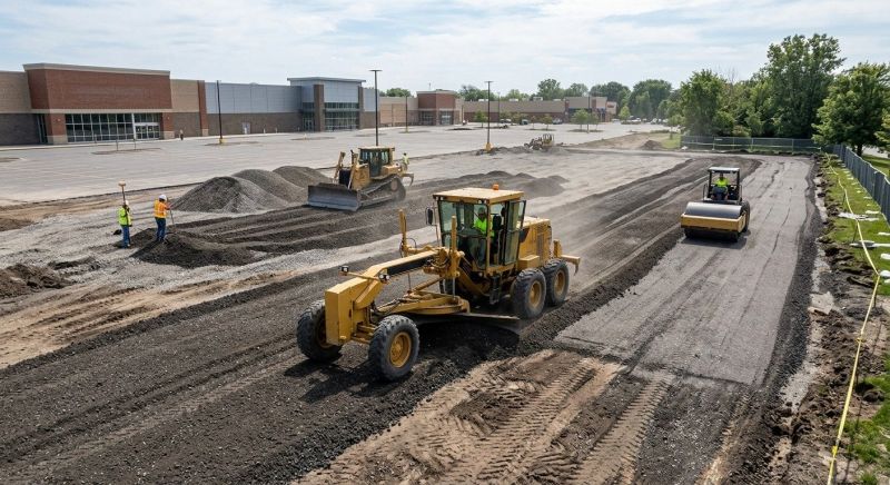 Parking Lot Excavation in Buford, GA