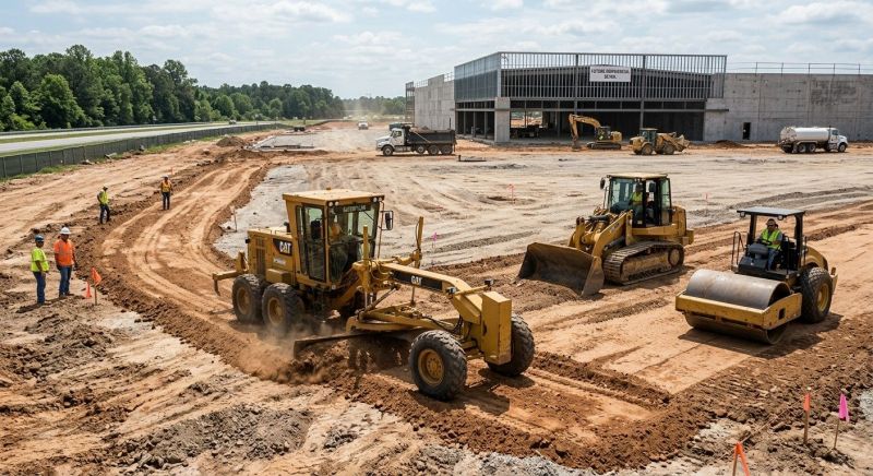 Parking Lot Gravel Repair in Woodstock, GA