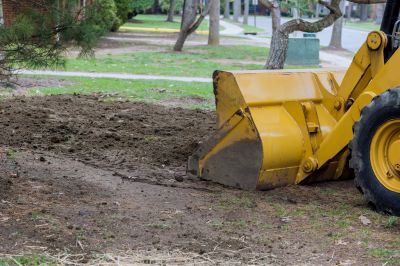 Yard grading process